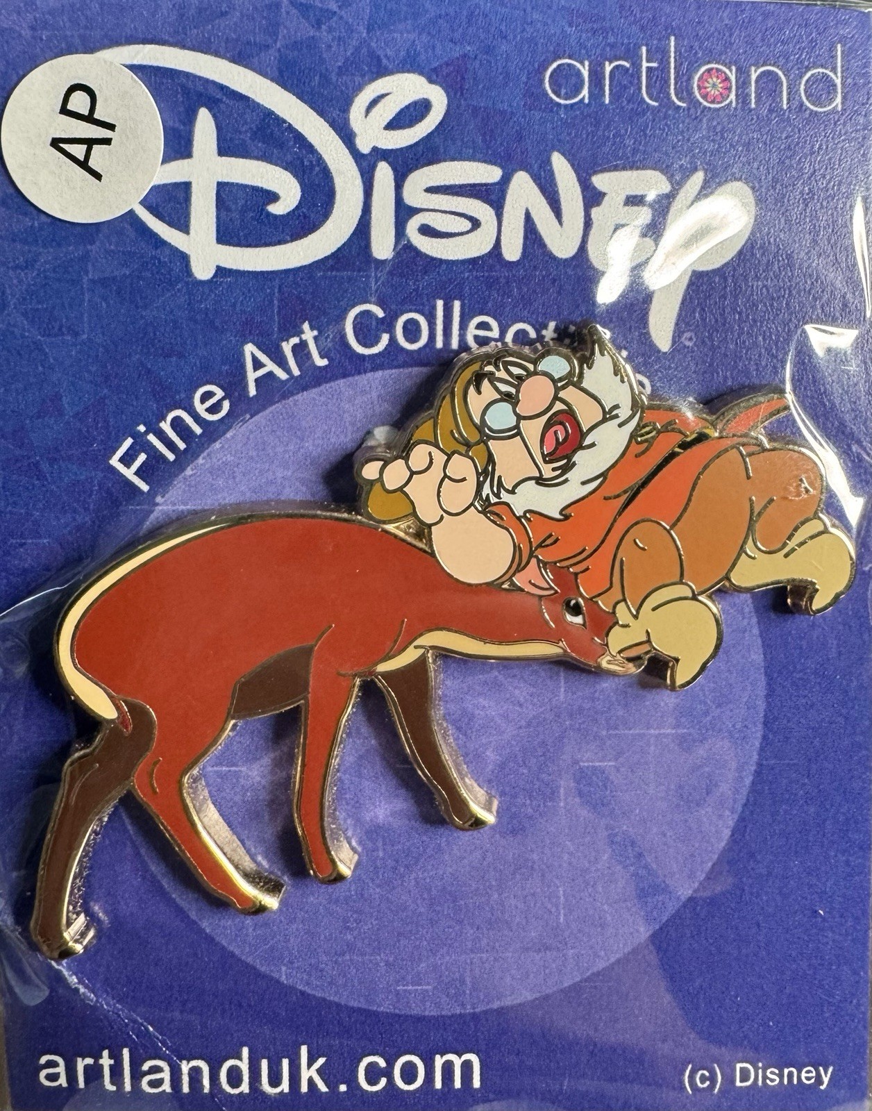 Disney Artland UK Snow White & 7 Dwarves Doc w/ Deer Pin ARTIST PROOF RARE Disney Artland UK Snow White & 7 Dwarves Doc w/ Deer Pin ARTIST PROOF RARE