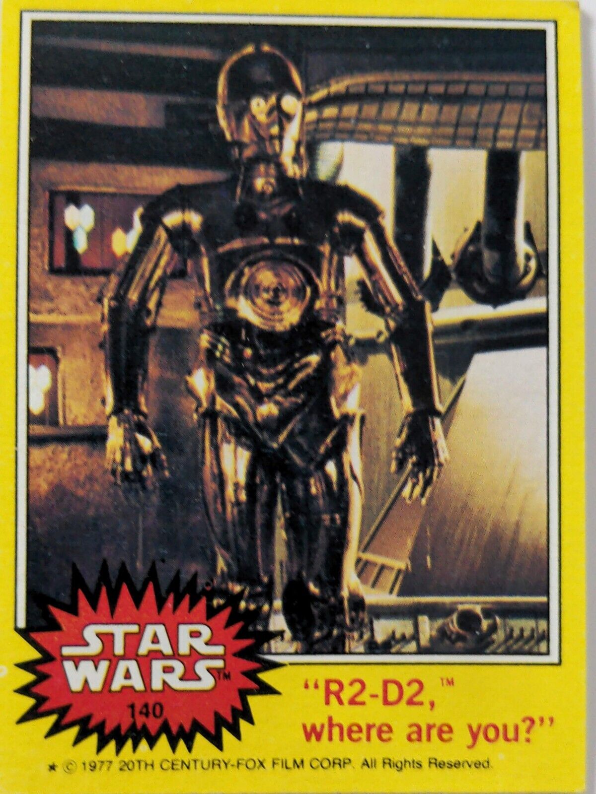 1977 TOPPS STAR WARS Trading Cards -YELLOW Series 3 - U Pick Complete Your Set