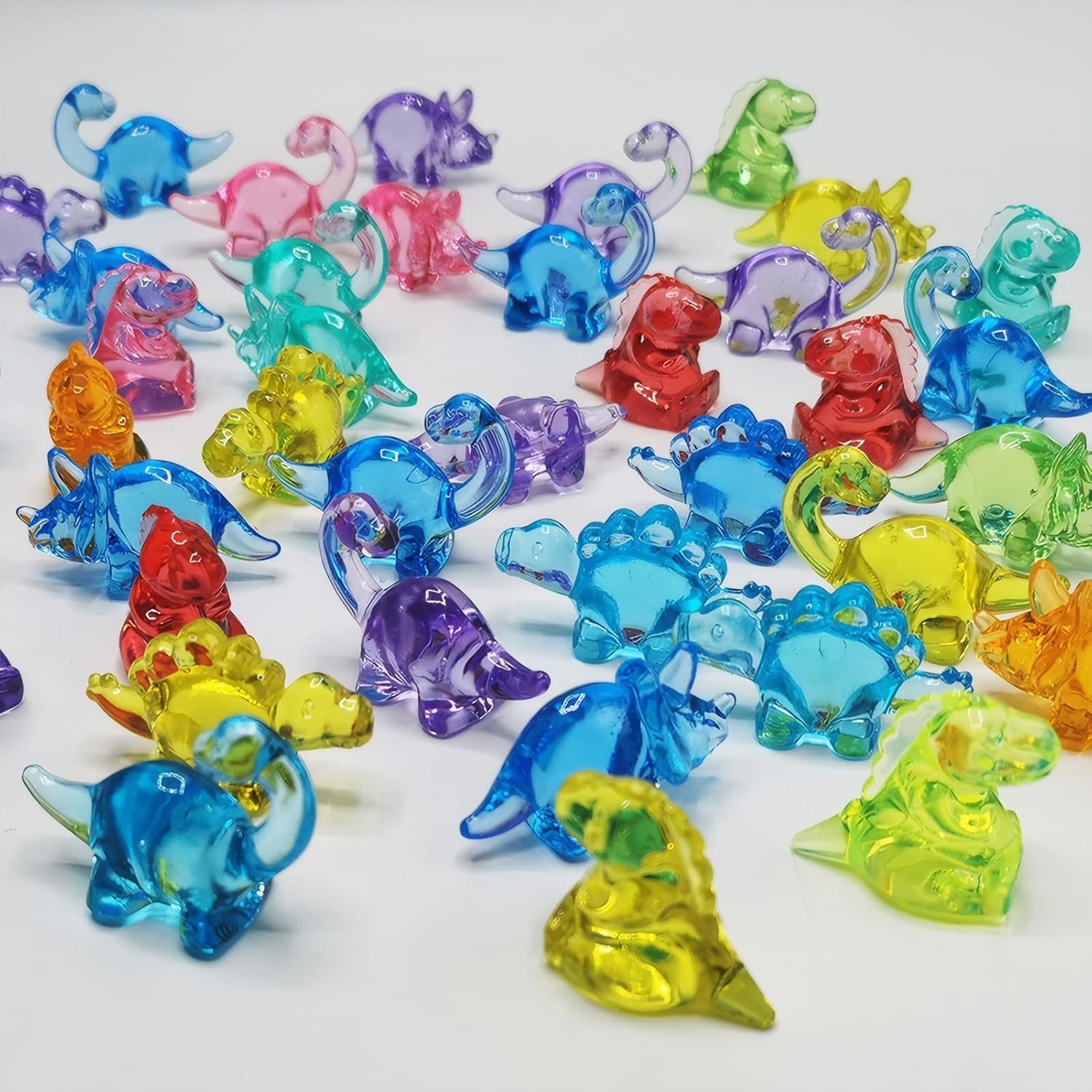 360 Pcs Mini Dinosaur Figures, Mini Resin Animals to Hide, Bulk Plastic Dinosaur