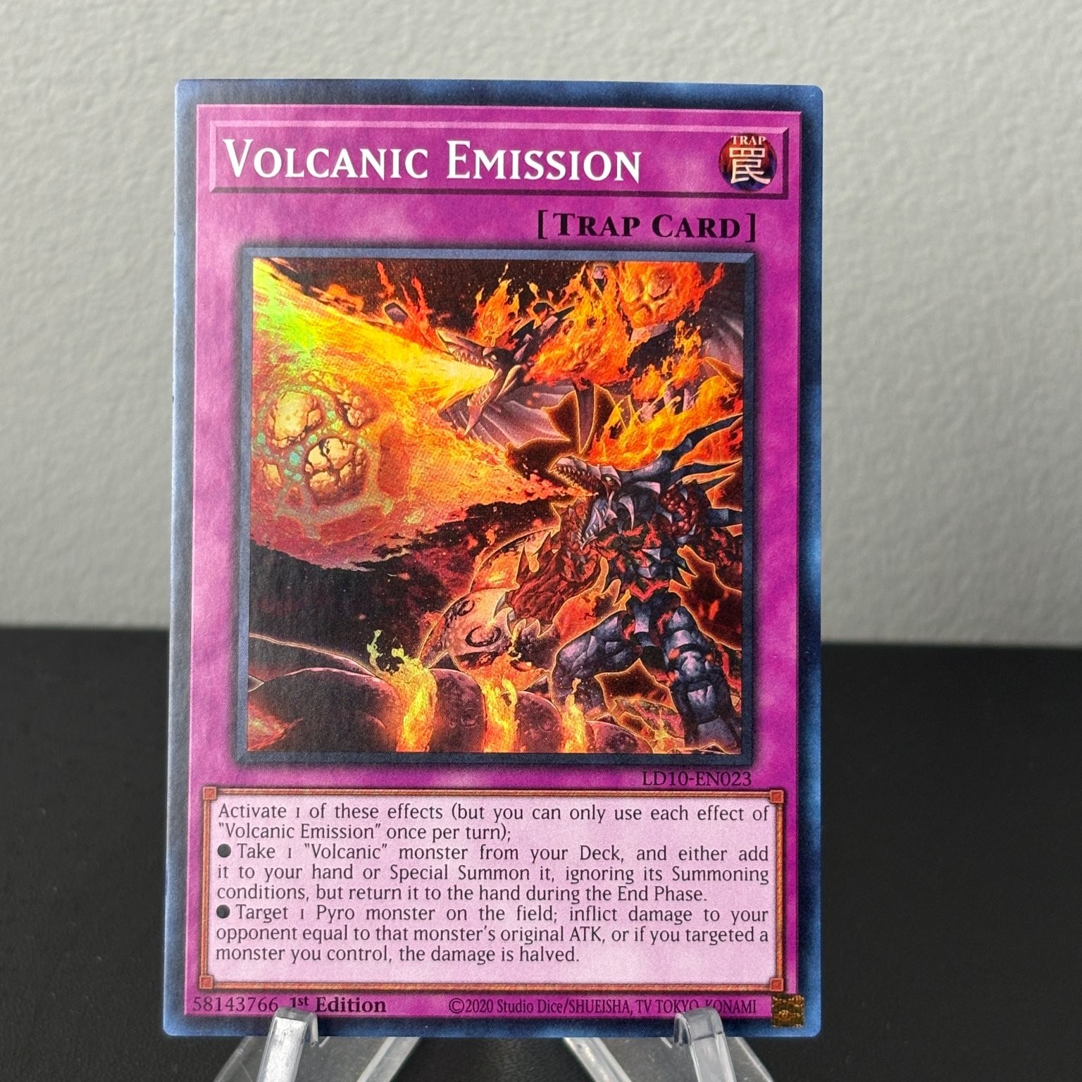 Yu-Gi-Oh Volcanic Emission 2020 Legendary Duelists S2 KONAMI LD10-EN023 1st Ed