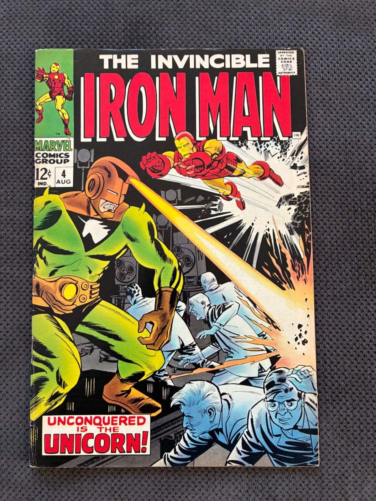 Iron Man #4 (1968) Marvel Silver Age Comic - Nice Mid Grade Copy