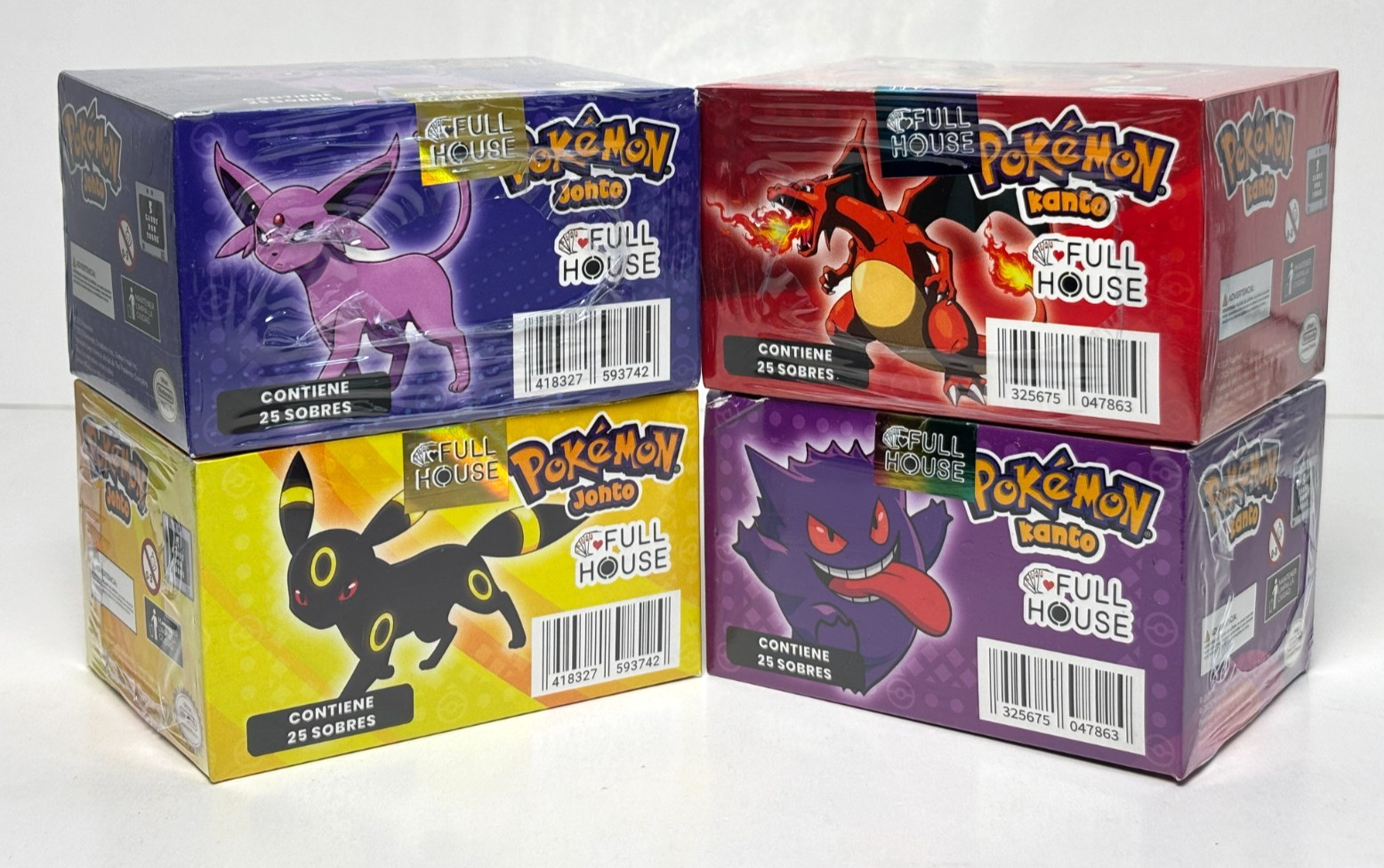 4 BOXES - 2025 POKEMON FH 3 KANTO & JOHTO Cards - 100 Sealed Packs 4 BOXES - 2025 POKEMON FH 3 KANTO & JOHTO Cards - 100 Sealed Packs