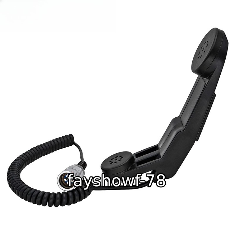 H250 US Military Radio Handset Black 6-Pin PTT Radio Intercom For AN/PRC-152/14
