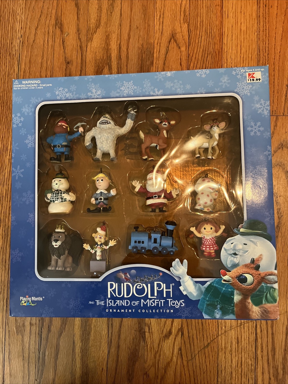 Rudolph And The Island of Misfit Toys 12 Christmas Tree Ornament Set in Box 2001 Rudolph And The Island of Misfit Toys 12 Christmas Tree Ornament Set in Box 2001