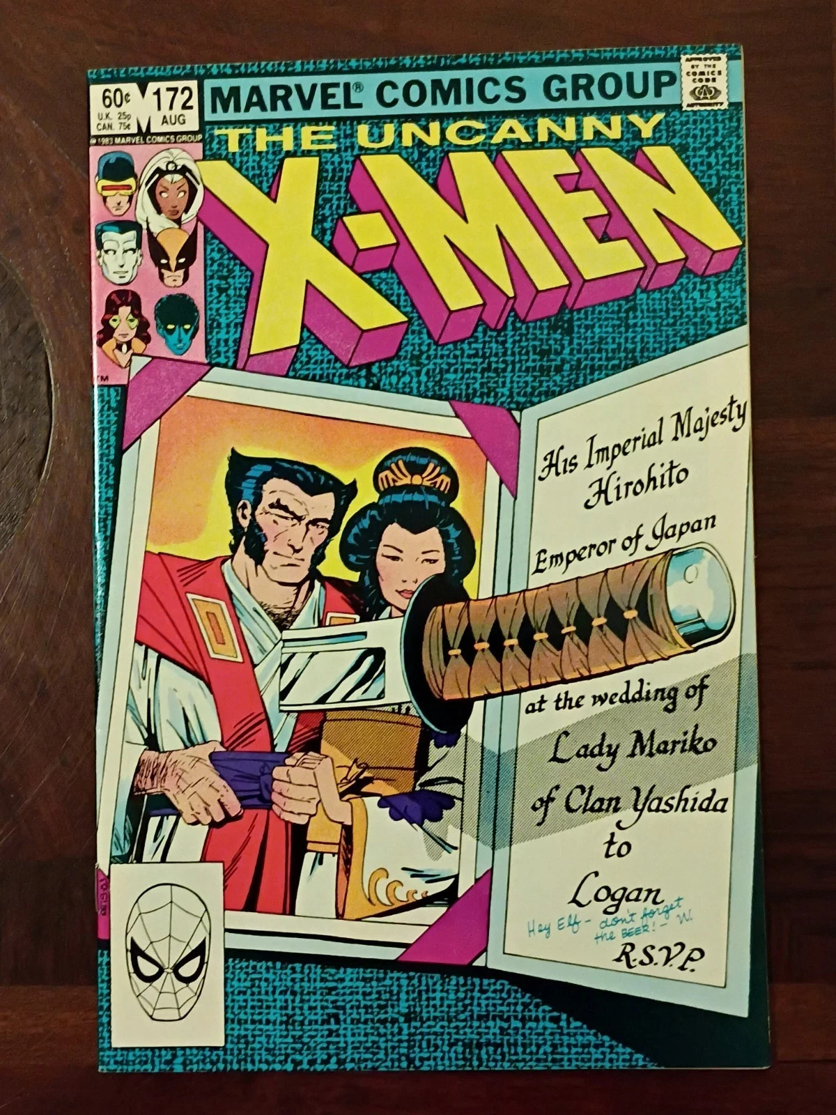The Uncanny X-Men #172 (Marvel Comics August 1983) NM/M - Wolverine The Uncanny X-Men #172 (Marvel Comics August 1983) NM/M - Wolverine