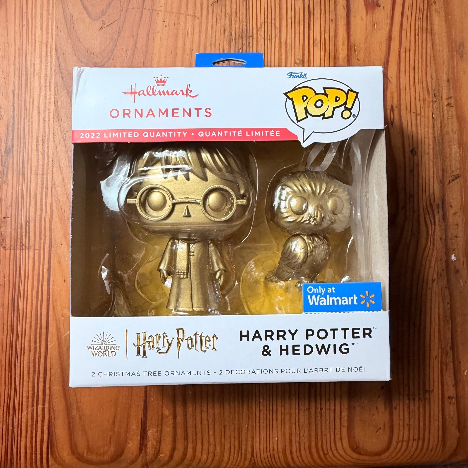 Hallmark Funko Pop Harry Potter & Hedwig Gold Ornaments Walmart Exclusive Hallmark Funko Pop Harry Potter & Hedwig Gold Ornaments Walmart Exclusive