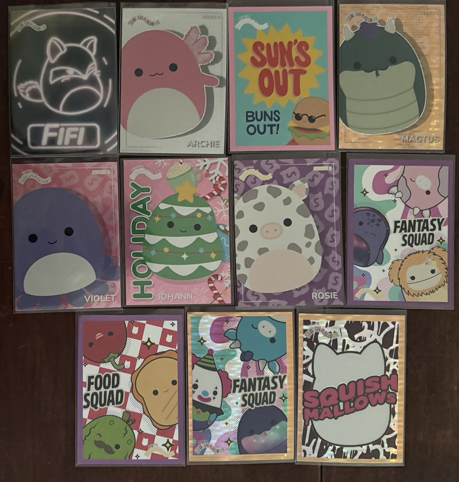 2024 Panini Squishmallows 11 Card Lot All #'d/Case Hit