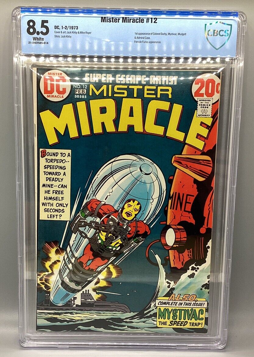 Mister Miracle #12 - DC - 1973 - CBCS 8.5 - 1st App Of Colonel Darby & Others