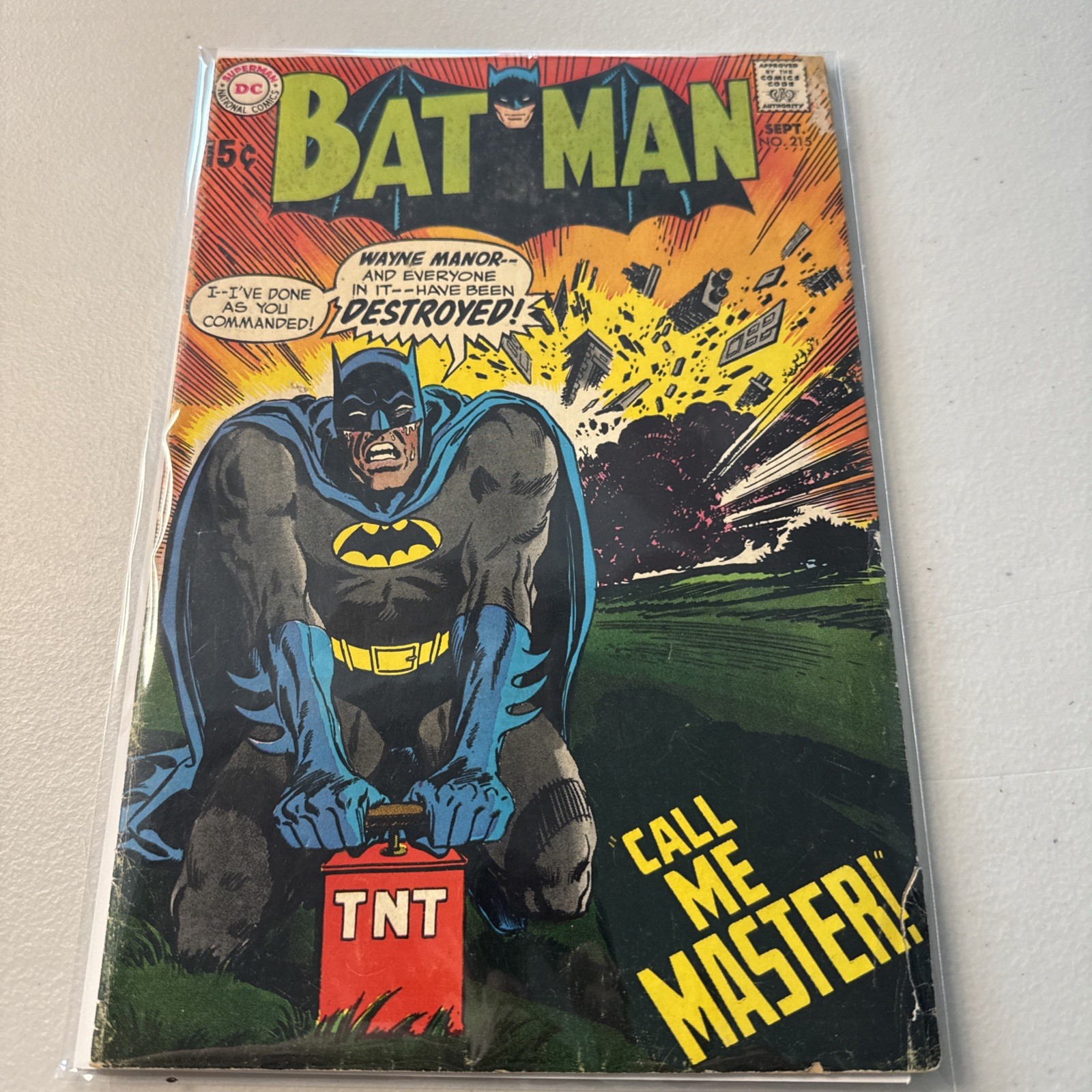 Batman #215 (DC Comics September 1969)