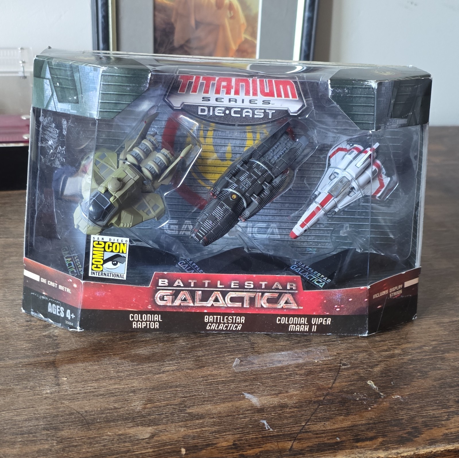 Hasbro Titanium Series Die-Cast Battlestar Galactica SDCC 2007 Exclusive 3-Pack Hasbro Titanium Series Die-Cast Battlestar Galactica SDCC 2007 Exclusive 3-Pack
