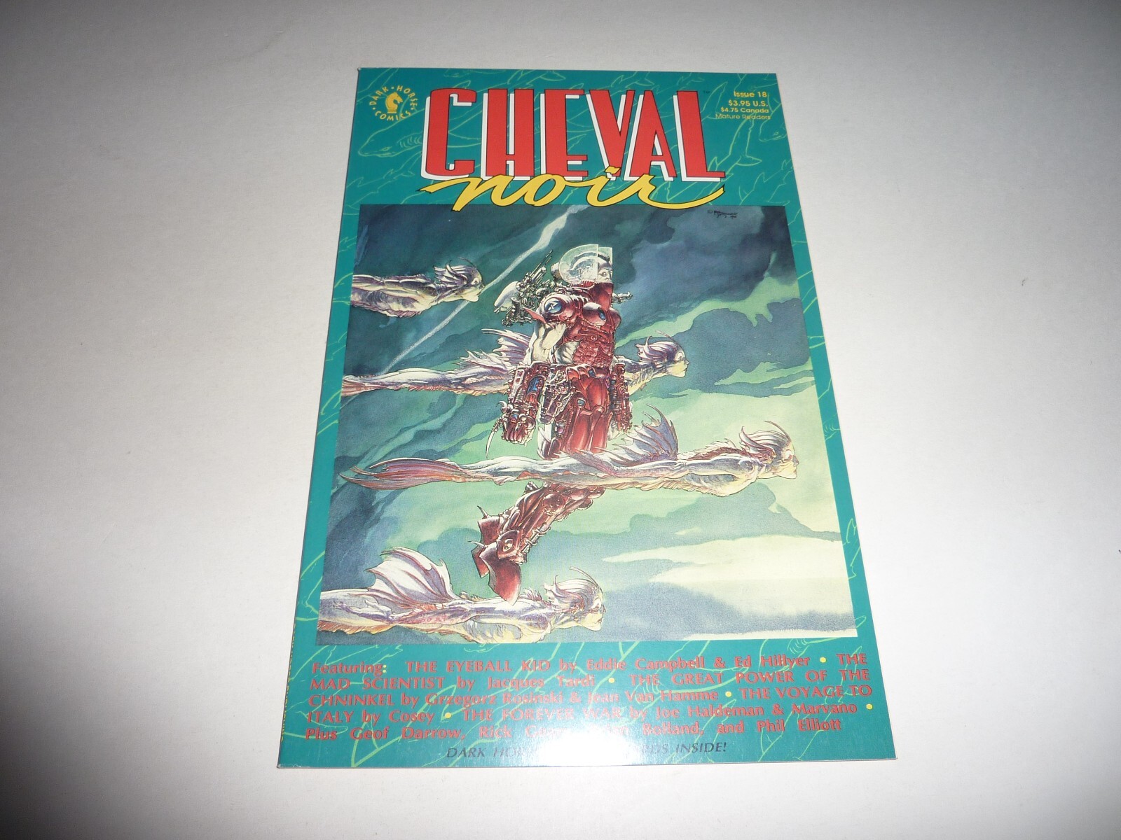 Cheval Noir #18 Dark Horse Comics 1991 Bolland Campbell W/Cards NM Unread