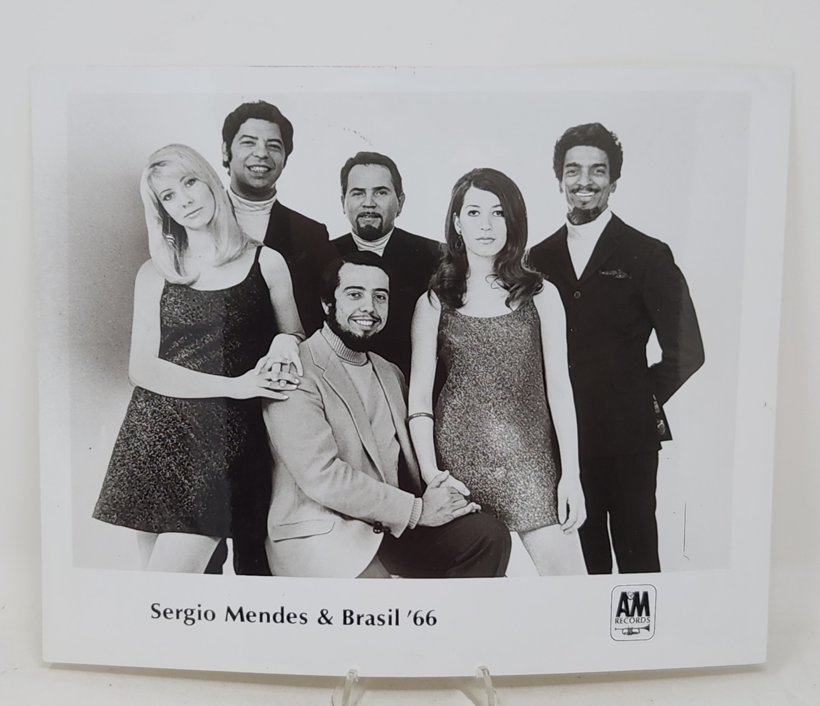 Vintage 1966 Sergio Mendes & Brasil '66 A&M Records Promo Press Photo 8