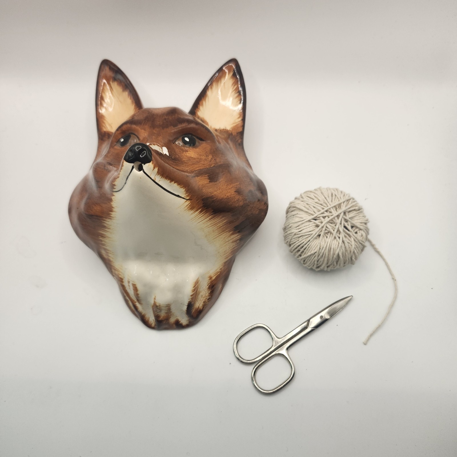 1940's Fox String/Scissor Holder Philip Laureston Babbacombe Pottery England 1940's Fox String/Scissor Holder Philip Laureston Babbacombe Pottery England