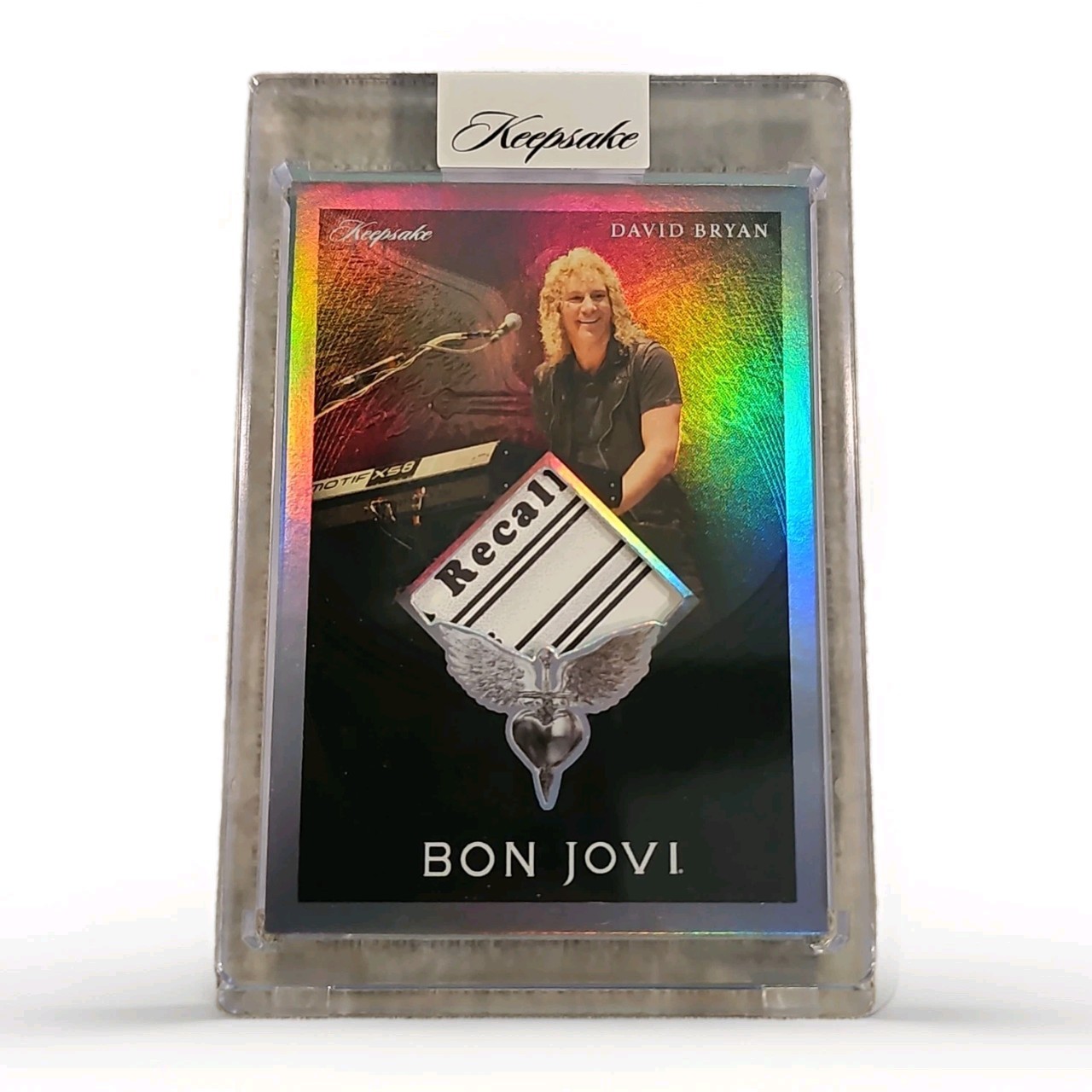 BON JOVI 2026 Keepsake Recall Sheet David Bryan #44 Artifact Relic 85/89 BON JOVI 2026 Keepsake Recall Sheet David Bryan #44 Artifact Relic 85/89