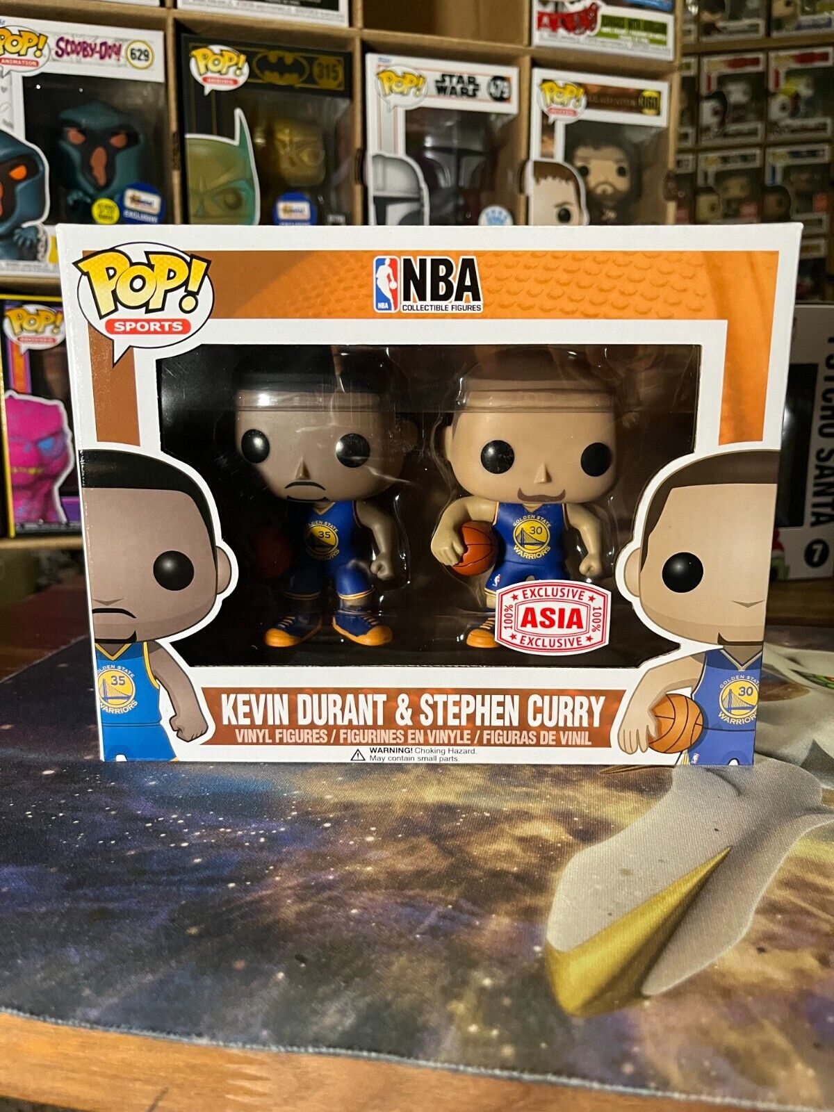 Funko POP Sports NBA Kevin Durant & Stephen Curry 2-pack Asia Exclusive 