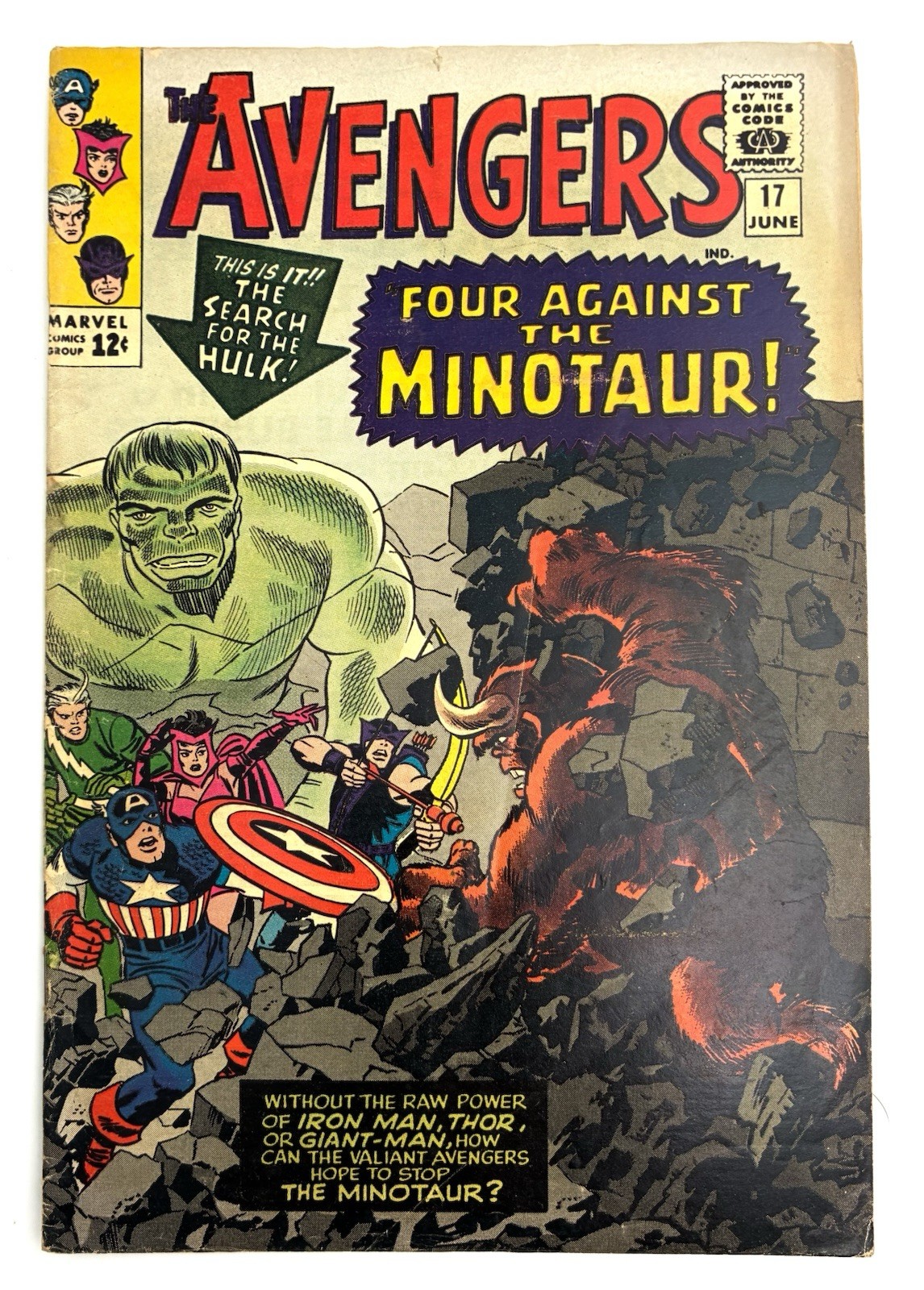 Avengers #17 1965 5.5 F- Avengers #17 1965 5.5 F-