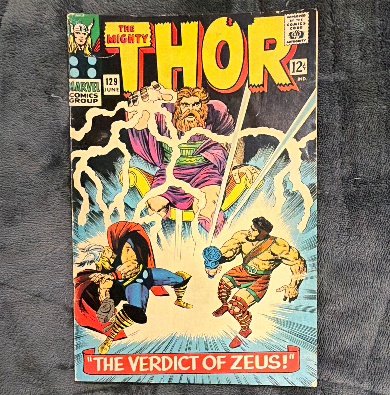 Marvel The Mighty Thor #129 1966 Silver Age 