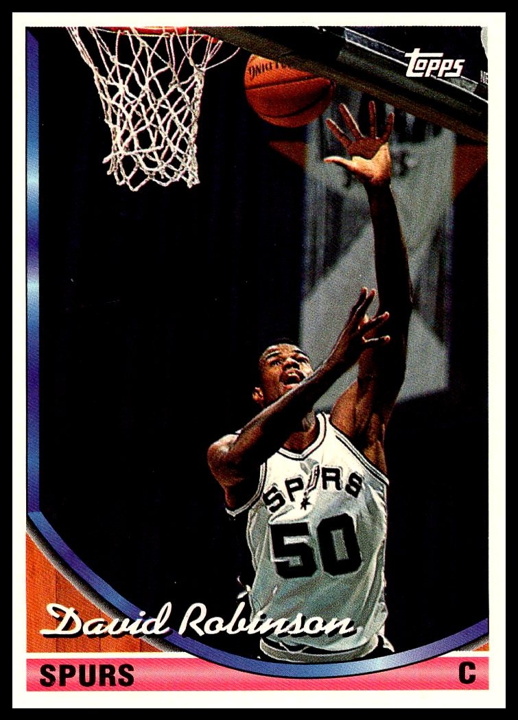 1993-94 Topps David Robinson #228 San Antonio Spurs 1993-94 Topps David Robinson #228 San Antonio Spurs