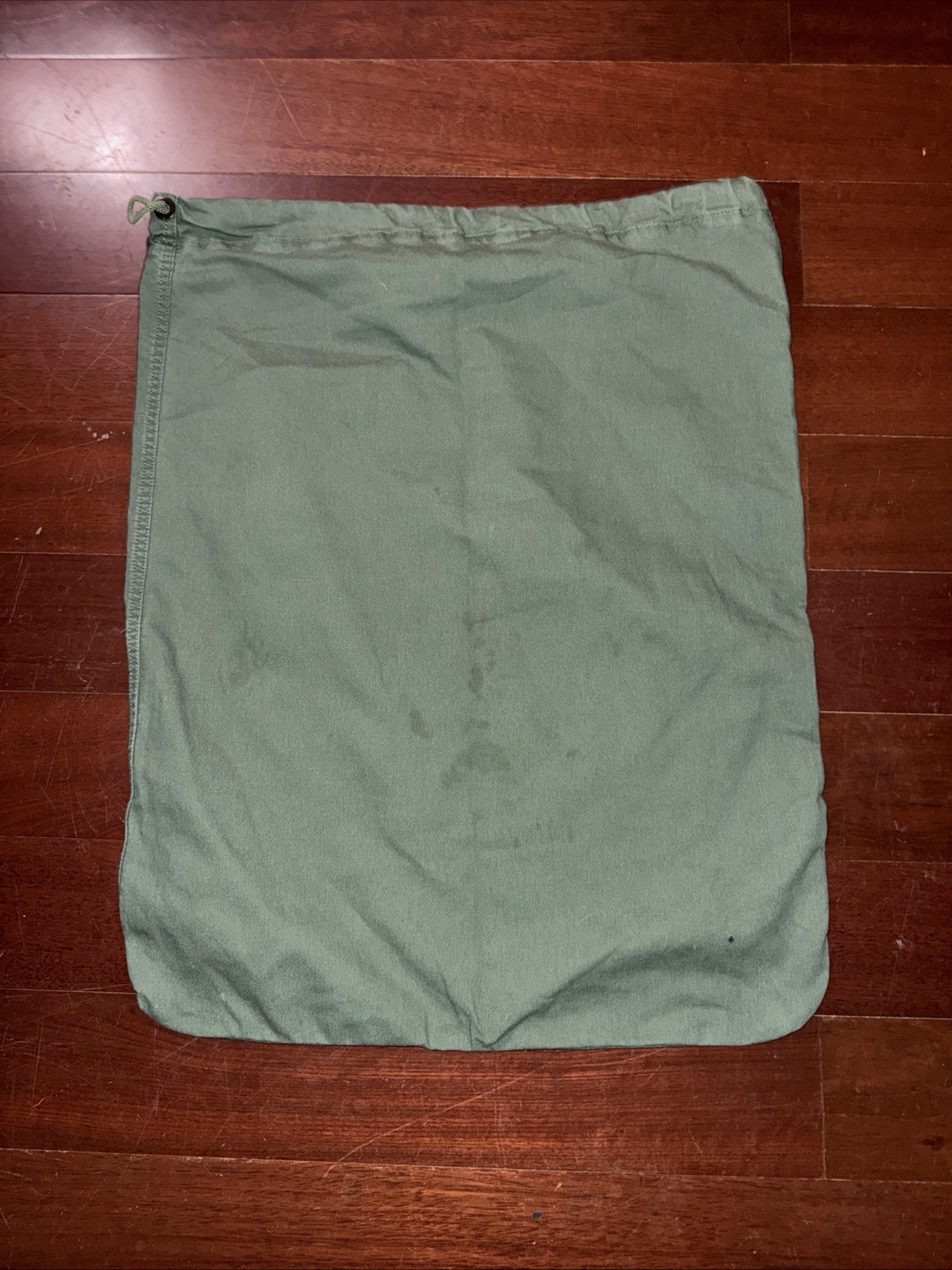 Vintage Us Military Army Olive Grab Green Rucksack Duffle Barracks Bag