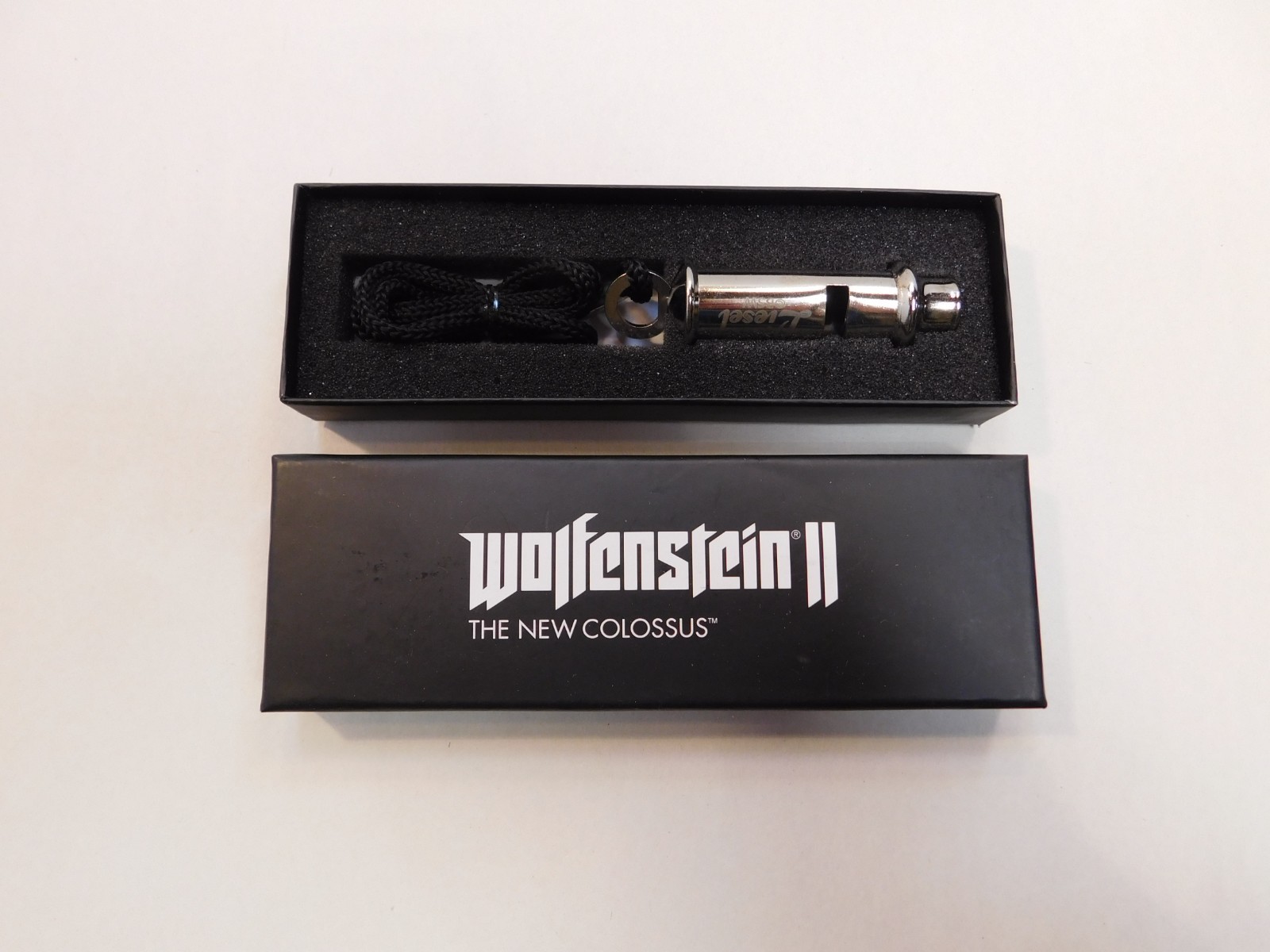 New Wolfenstein II The New Colossus Panzerhund Whistle in Box Liesel Loot Gaming New Wolfenstein II The New Colossus Panzerhund Whistle in Box Liesel Loot Gaming