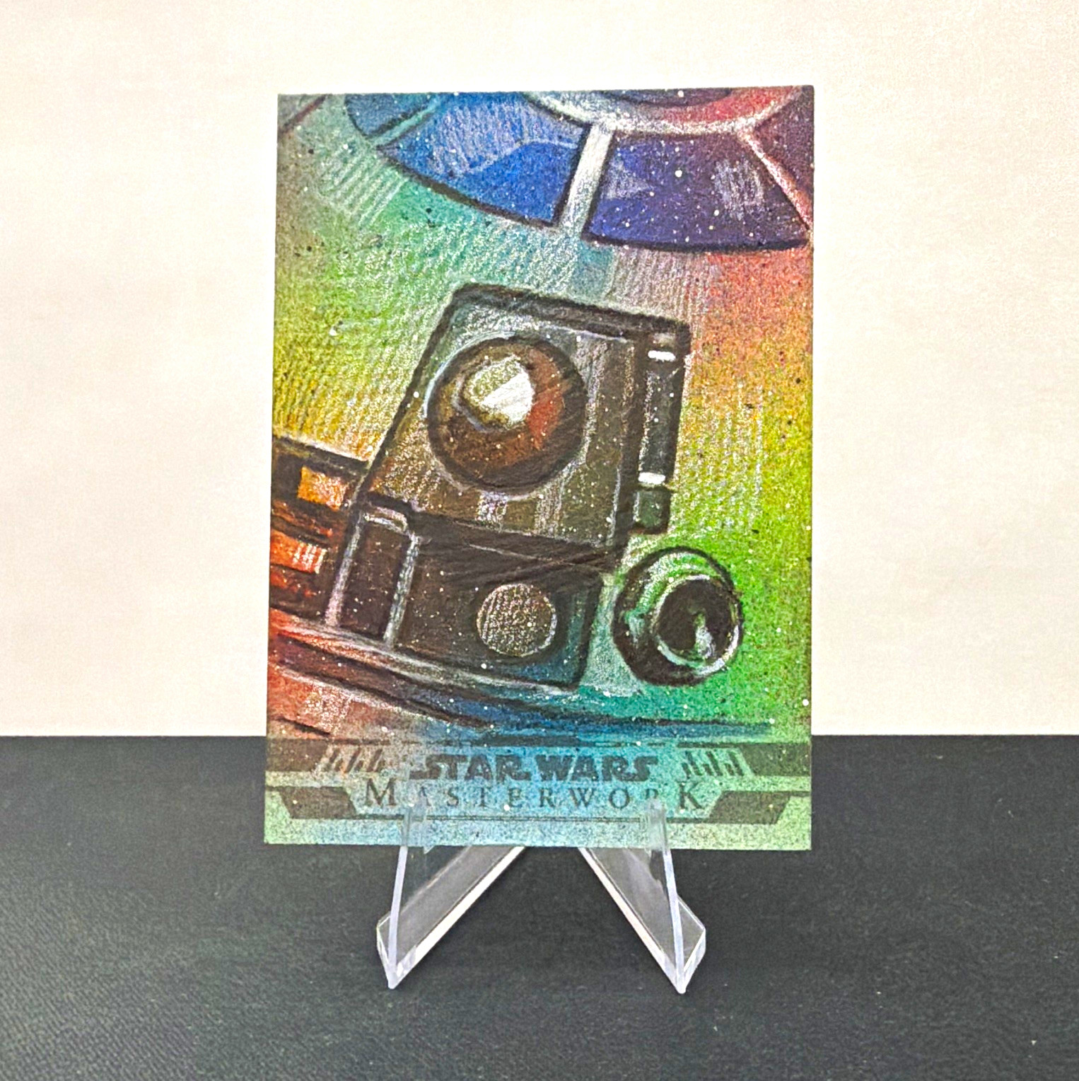 2024 Topps Star Wars Masterwork R2-D2 Sketch Card Brent Scotchmer 1/1 2024 Topps Star Wars Masterwork R2-D2 Sketch Card Brent Scotchmer 1/1