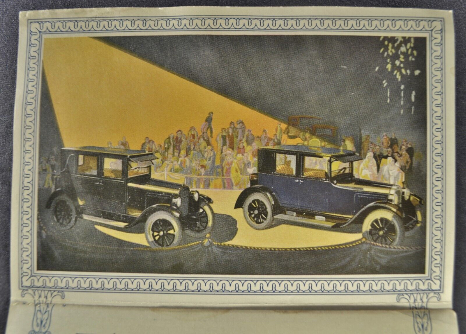1924 Willys Knight and Overland Sedan Mailer Brochure Folder Original 24