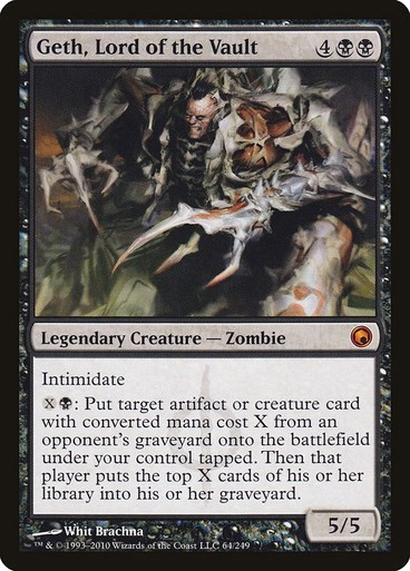 MTG - Geth, Lord of the Vault - Scars of Mirrodin - Magic the Gathering MTG - Geth, Lord of the Vault - Scars of Mirrodin - Magic the Gathering