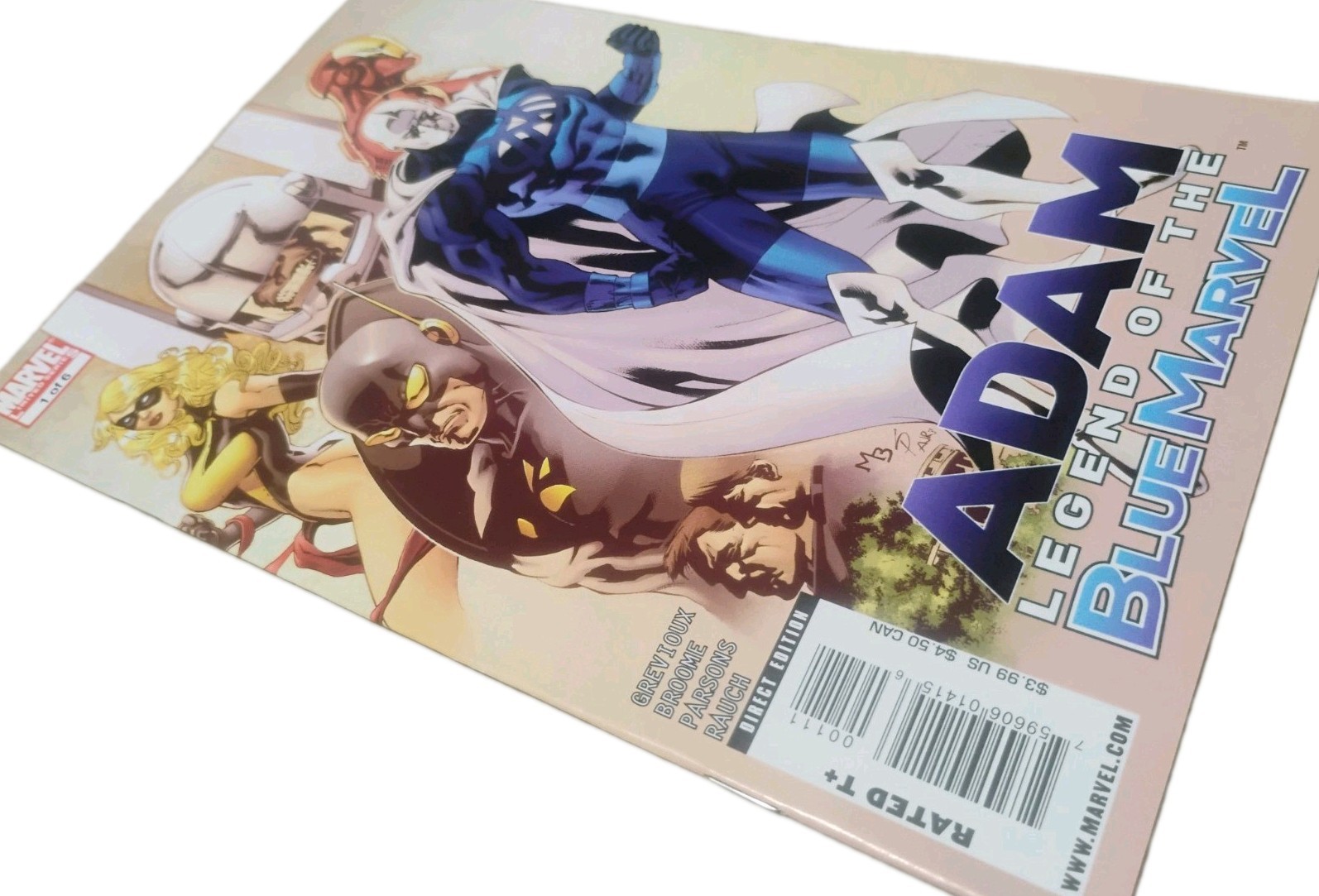 Adam Legend of Blue Marvel 1 2009 1st App of Blue Marvel Anti-Man 9.0VF/NM-9.4NM