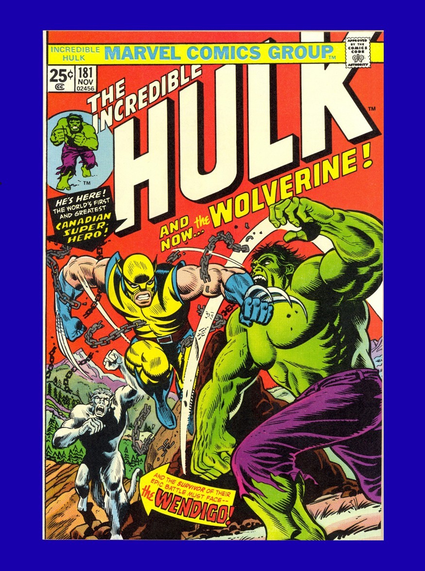 Incredible Hulk #181 - 1st Full App of Wolverine - MVS Intact - 1974 - 9.6 NM+ Incredible Hulk #181 - 1st Full App of Wolverine - MVS Intact - 1974 - 9.6 NM+