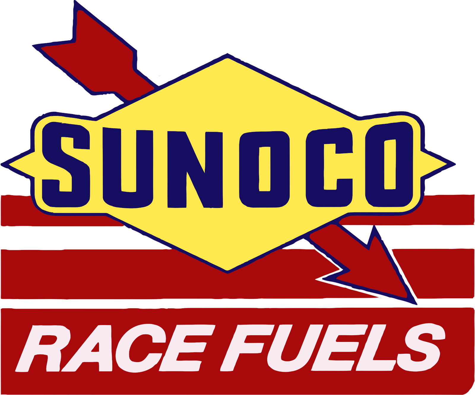 Sunoco RACE FUEL Gas sticker Vinyl Decal |10 Sizes with TRACKING