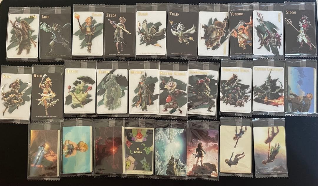 The Legend of Zelda Tears of the Kingdom Twin Wafer 28 Card Complete Set The Legend of Zelda Tears of the Kingdom Twin Wafer 28 Card Complete Set