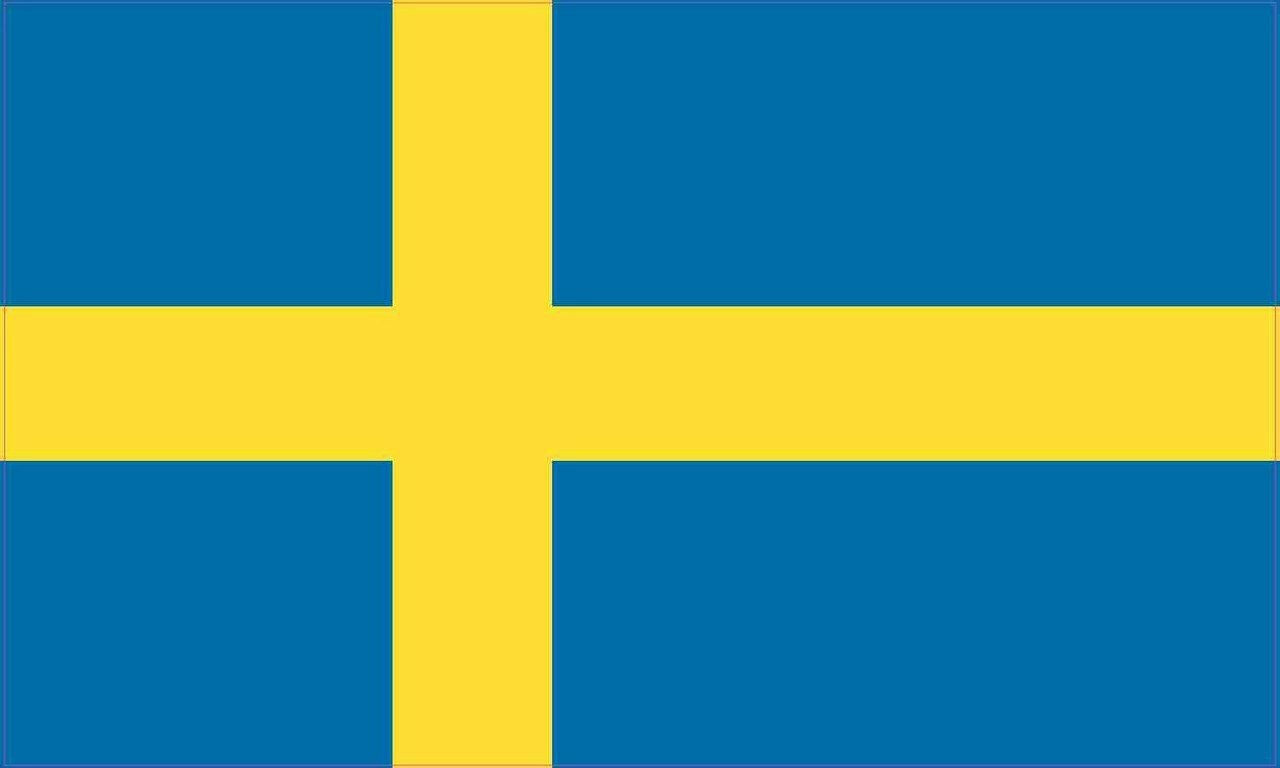 5in x 3in Sweden Flag Bumper Sticker Decal Window Stickers Car Decals