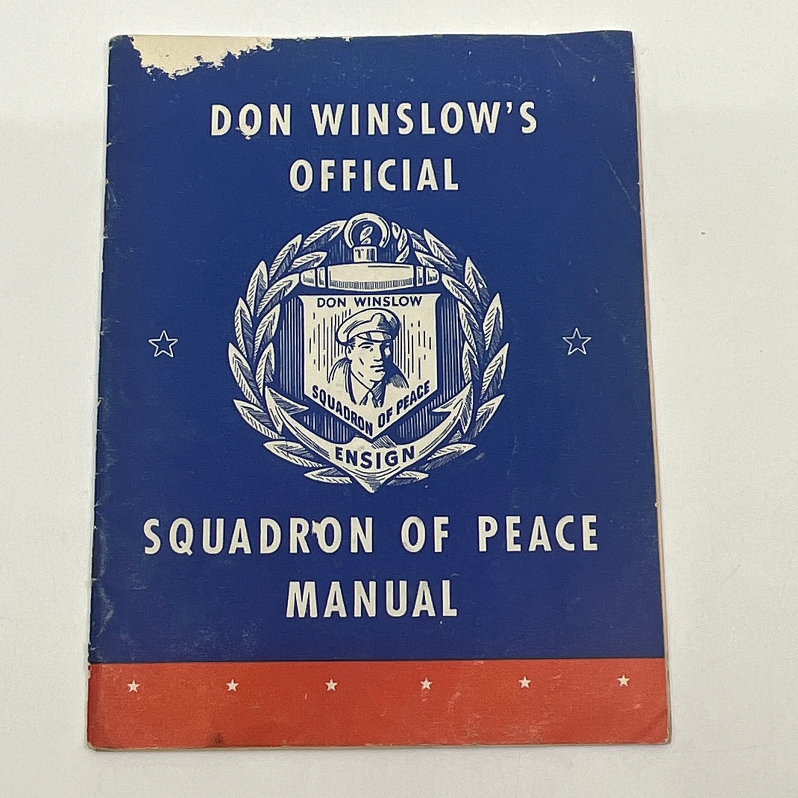 1939 Don Winslow NAVY SQUADRON OF PEACE Manual With Creed Insert L3-2 1939 Don Winslow NAVY SQUADRON OF PEACE Manual With Creed Insert L3-2