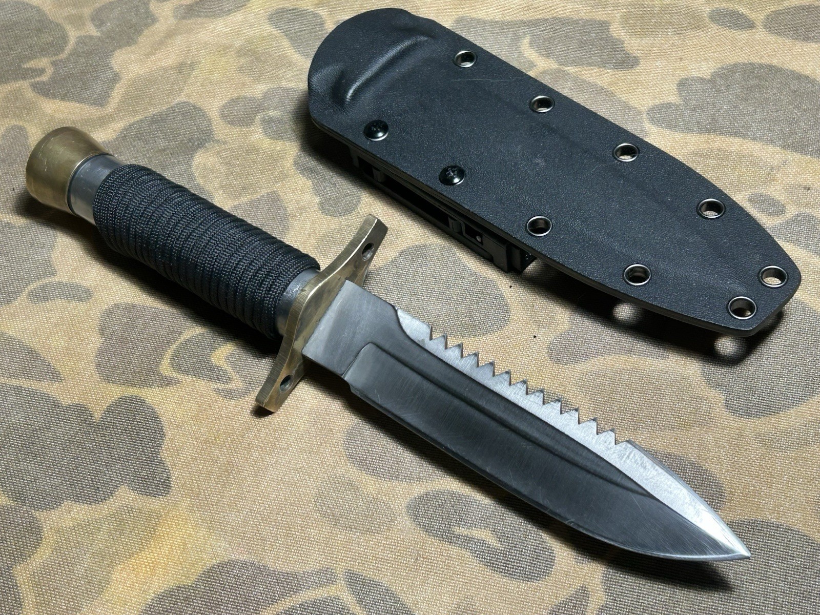 VTG 80s Taylor Seto Japan Combat Survival Knife Randall Model 18 clone RARE VTG 80s Taylor Seto Japan Combat Survival Knife Randall Model 18 clone RARE