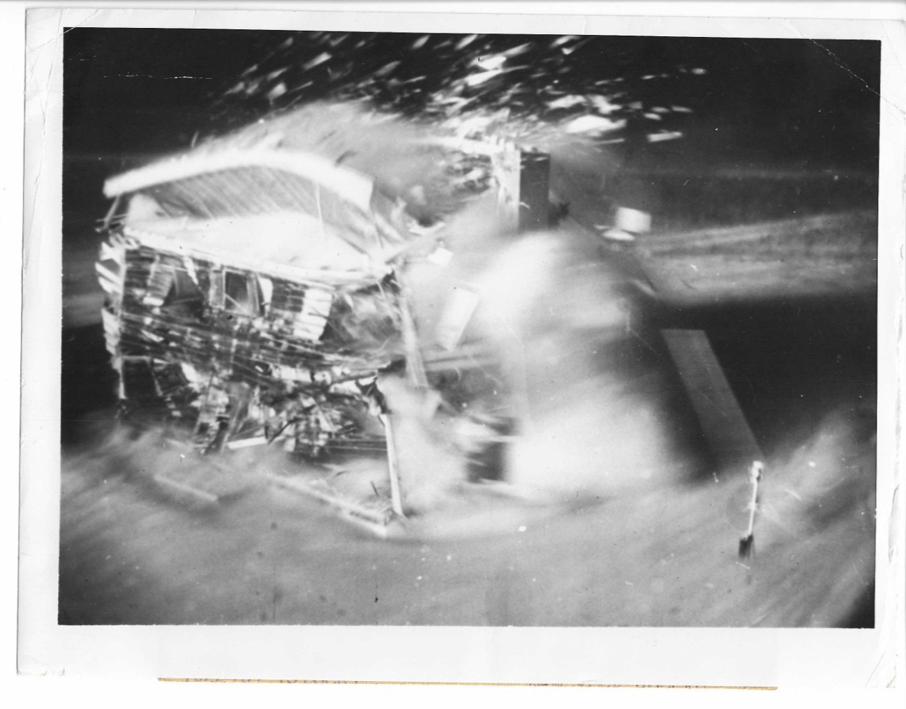 Iconic Atomic Bomb Test Vintage 1953 Press Photo Nevada Ground Zero House 9x7in Iconic Atomic Bomb Test Vintage 1953 Press Photo Nevada Ground Zero House 9x7in