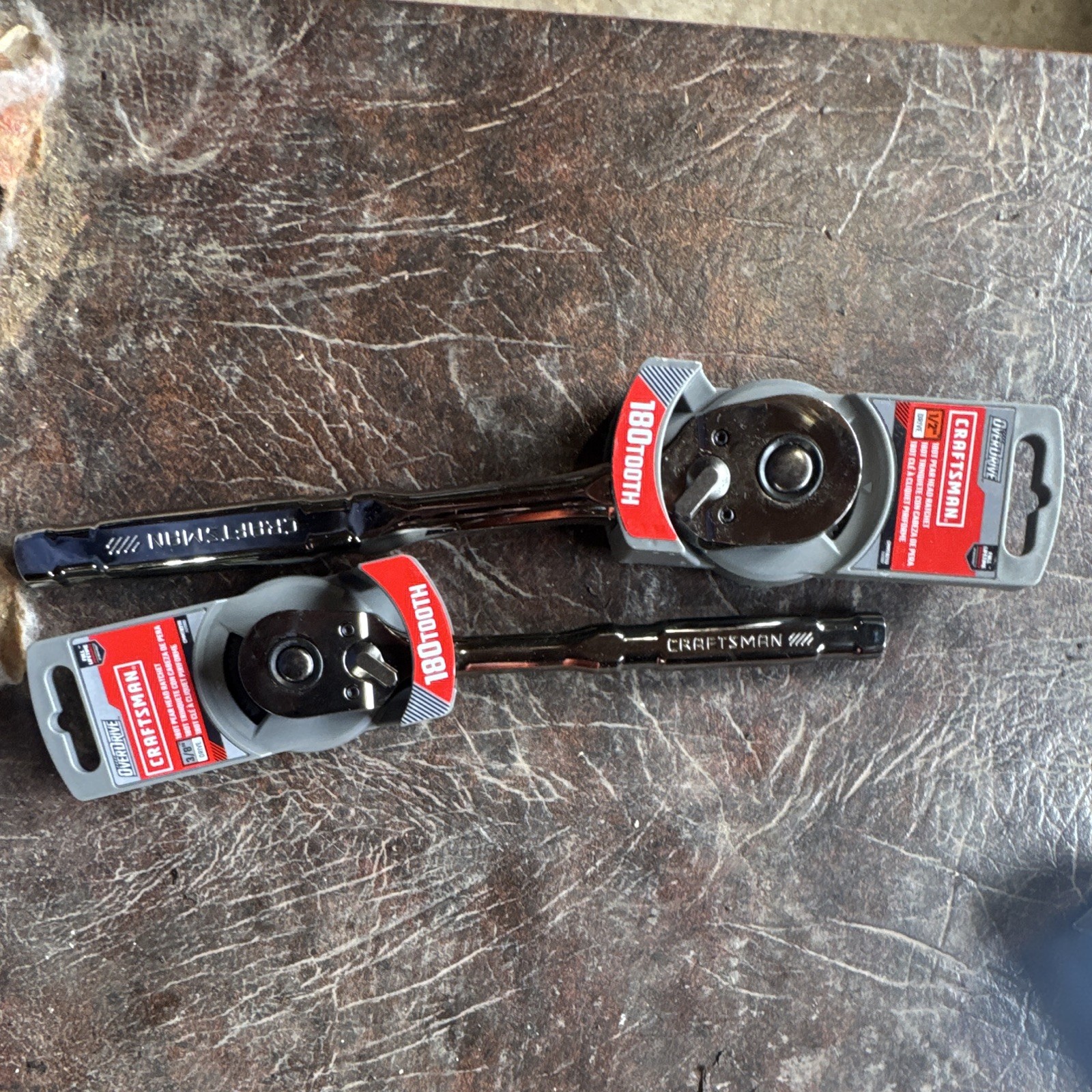 1/2 and 3/8 Gun Metal Ratchet Set Overdrive Craftsman USA 1/2 and 3/8 Gun Metal Ratchet Set Overdrive Craftsman USA