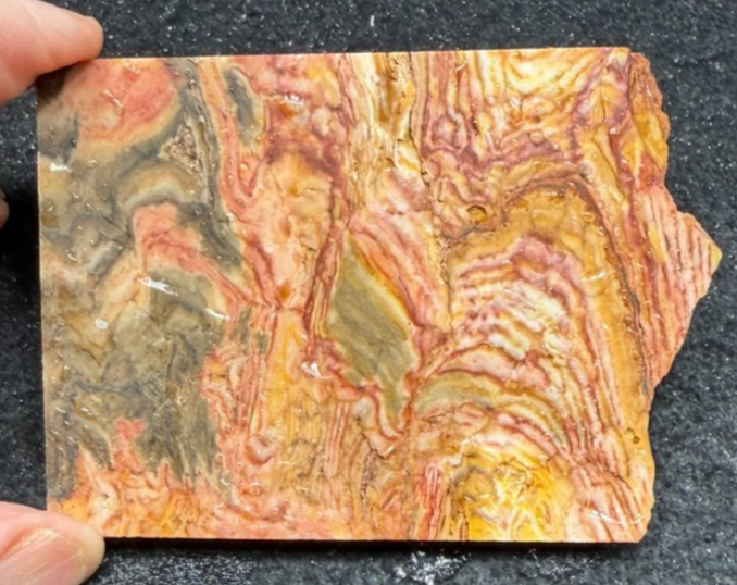 Caldera Paint Jasper unfinished slab, great for cabbing 2.61oz (#1077) Caldera Paint Jasper unfinished slab, great for cabbing 2.61oz (#1077)