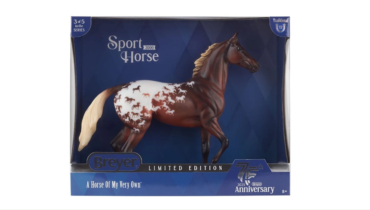 Breyer Horses Traditional 75th Anniversary Sport Horse #B-TR-10320 Breyer Horses Traditional 75th Anniversary Sport Horse #B-TR-10320