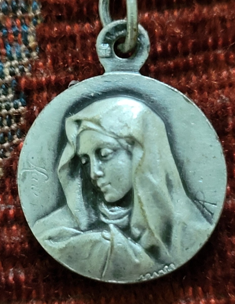 Our Lady Of Sorrows Vintage & New Holy Medal Catholic Jesus Virgin Mary France Our Lady Of Sorrows Vintage & New Holy Medal Catholic Jesus Virgin Mary France