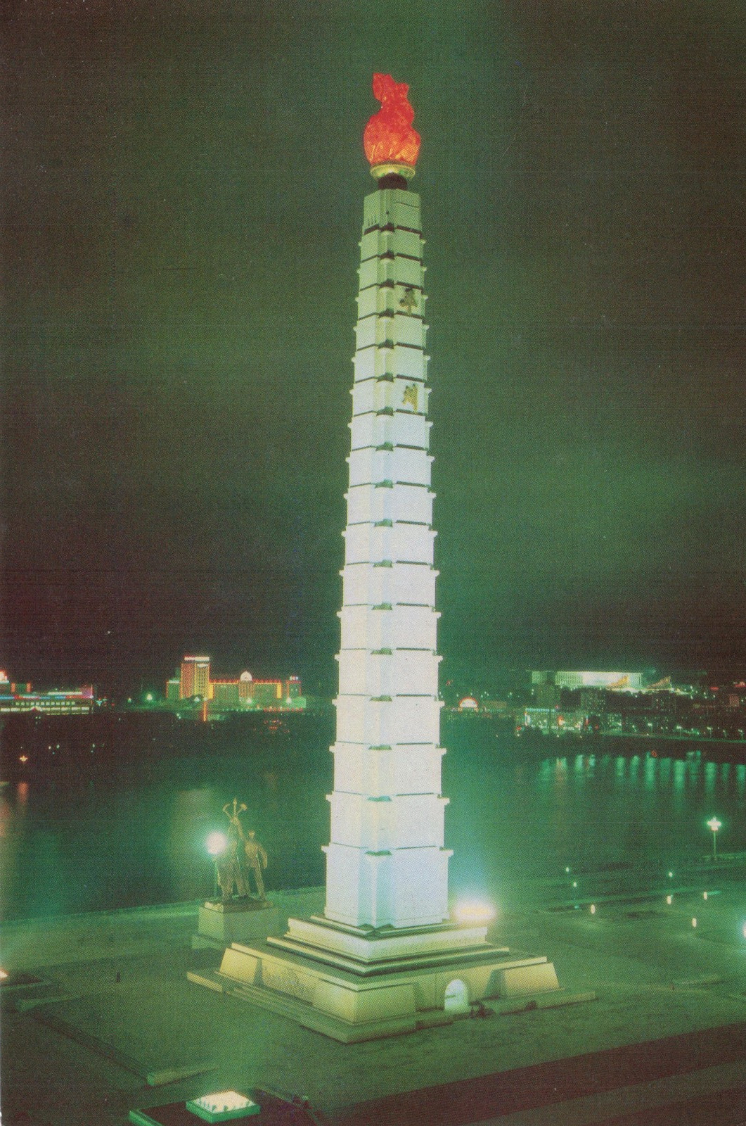 Pyongyang North Korea, vintage postcard Pyongyang North Korea, vintage postcard
