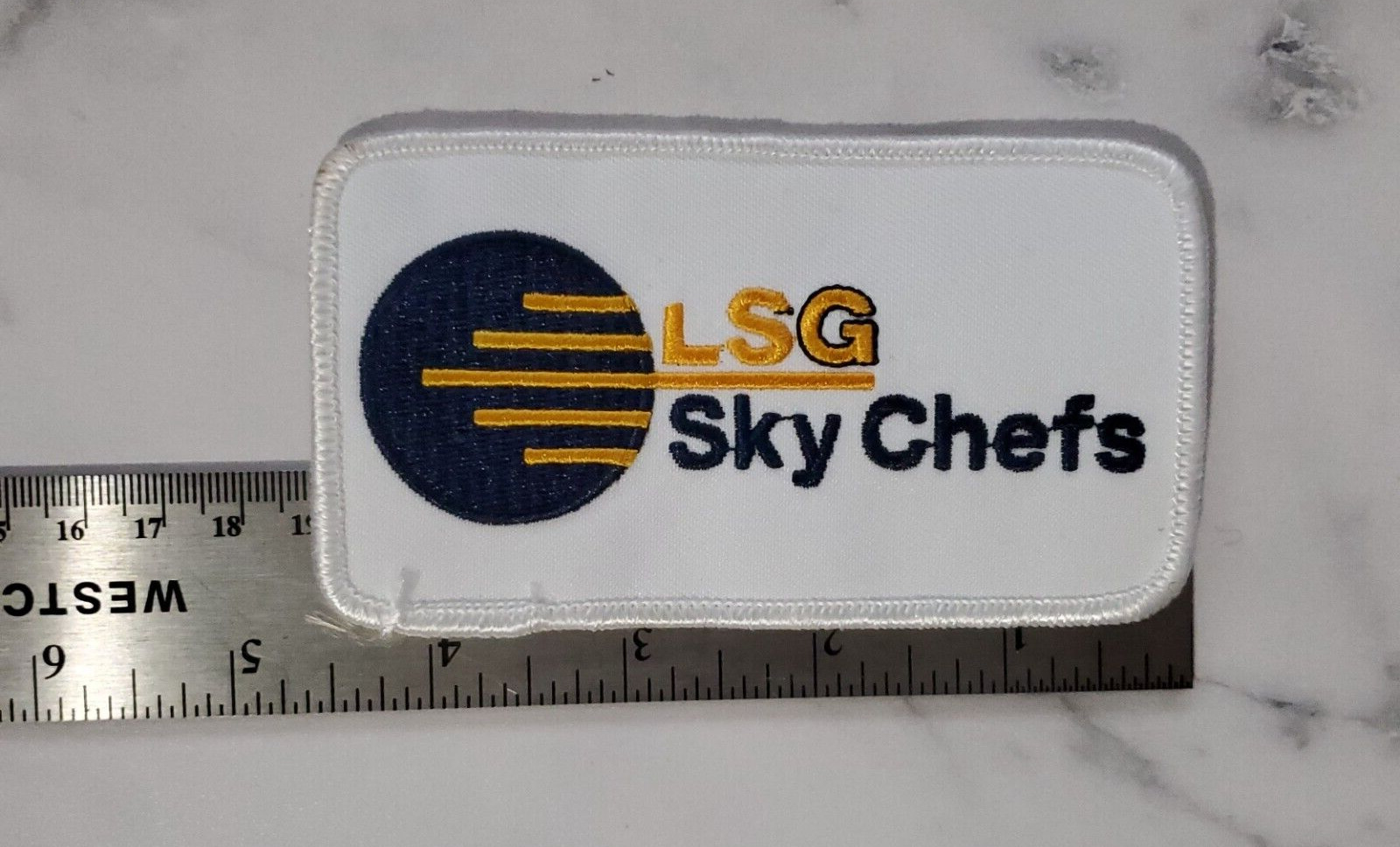 LSG SKY CHEFS AIR AIRLINES FOOD CATERING VINTAGE PATCH UNIFORM BADGE LUFTHANSA
