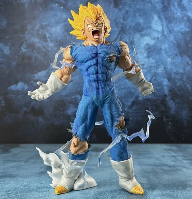 27cm Dragon Ball Z Majin Vegeta Figure Self-Destruct Super Saiyan Action Figure 27cm Dragon Ball Z Majin Vegeta Figure Self-Destruct Super Saiyan Action Figure