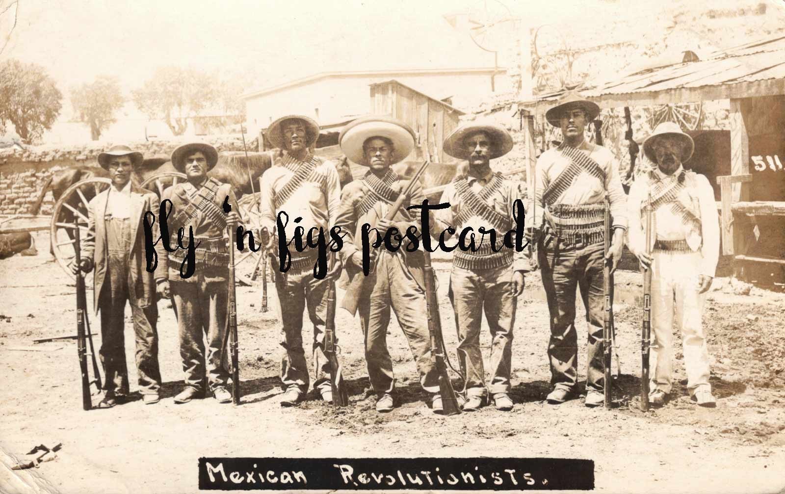 Mexican Revolution JUAREZ 1911 RPPC postcard REVOLUTIONISTS by Aultman El Paso Mexican Revolution JUAREZ 1911 RPPC postcard REVOLUTIONISTS by Aultman El Paso