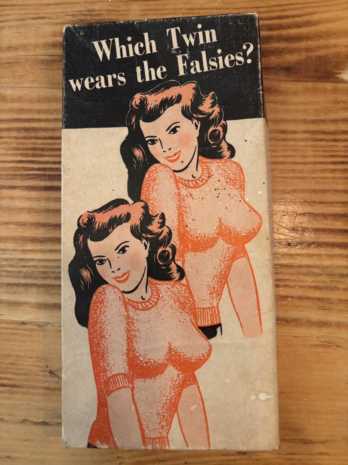 1950 H FisAdult Novelty Joke Gift Which Twin Wears The Falsies Vintage Print Ad 1950 H FisAdult Novelty Joke Gift Which Twin Wears The Falsies Vintage Print Ad