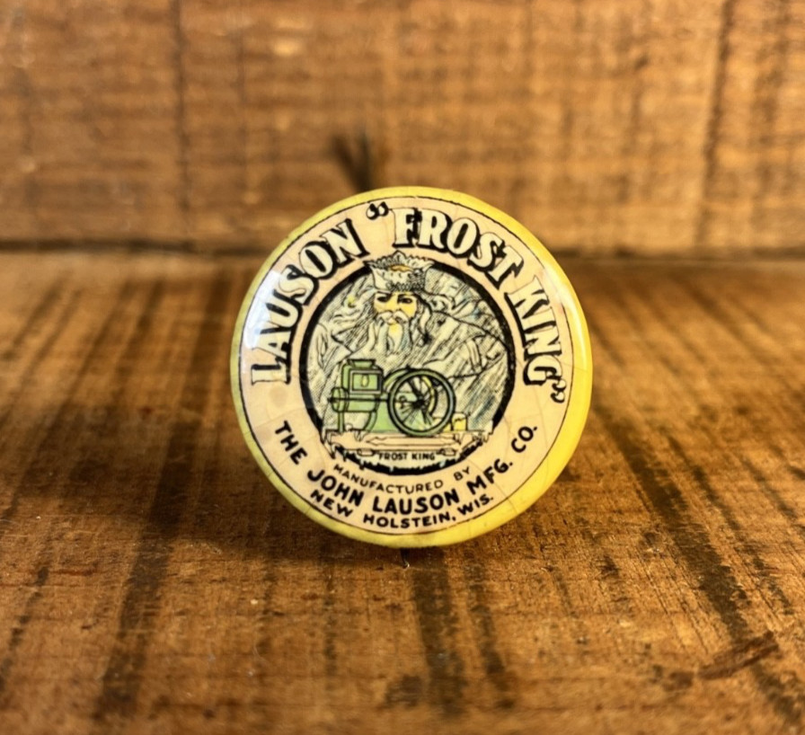 Antique Lauson Engine Celluloid Advertisng Pin