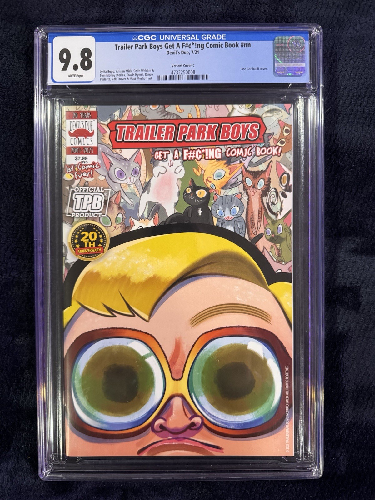 TP Boys Get a F#Ing Comic Book Devils Due, 7/21 Variant Cover C CGC 9.8 🔥RARE💎 TP Boys Get a F#Ing Comic Book Devils Due, 7/21 Variant Cover C CGC 9.8 🔥RARE💎