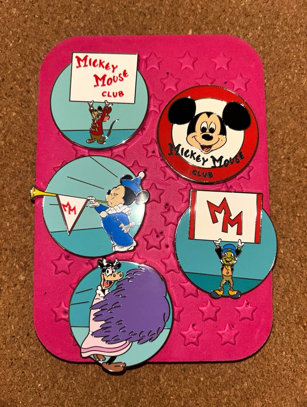 Disney Mickey Mouse Club Lot of 5 Pins 