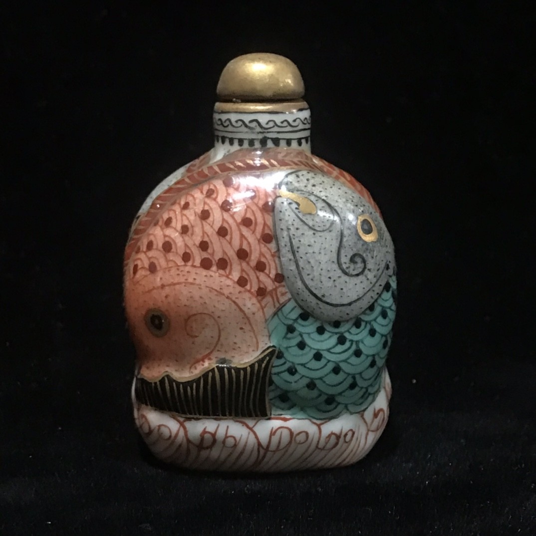Collection Chinese Vintage Porcelain Outside Painting Exquisite Bottle Art