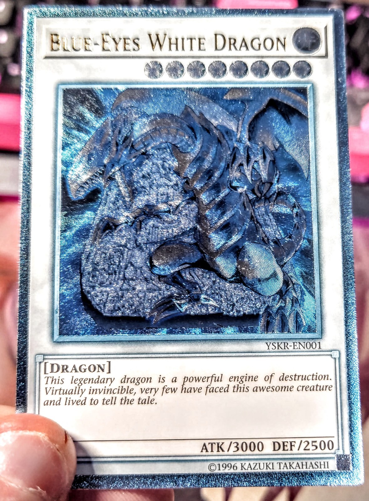 Yu-Gi-Oh Ghost Rare Style Blue-Eyes White Dragon Yu-Gi-Oh Ghost Rare Style Blue-Eyes White Dragon