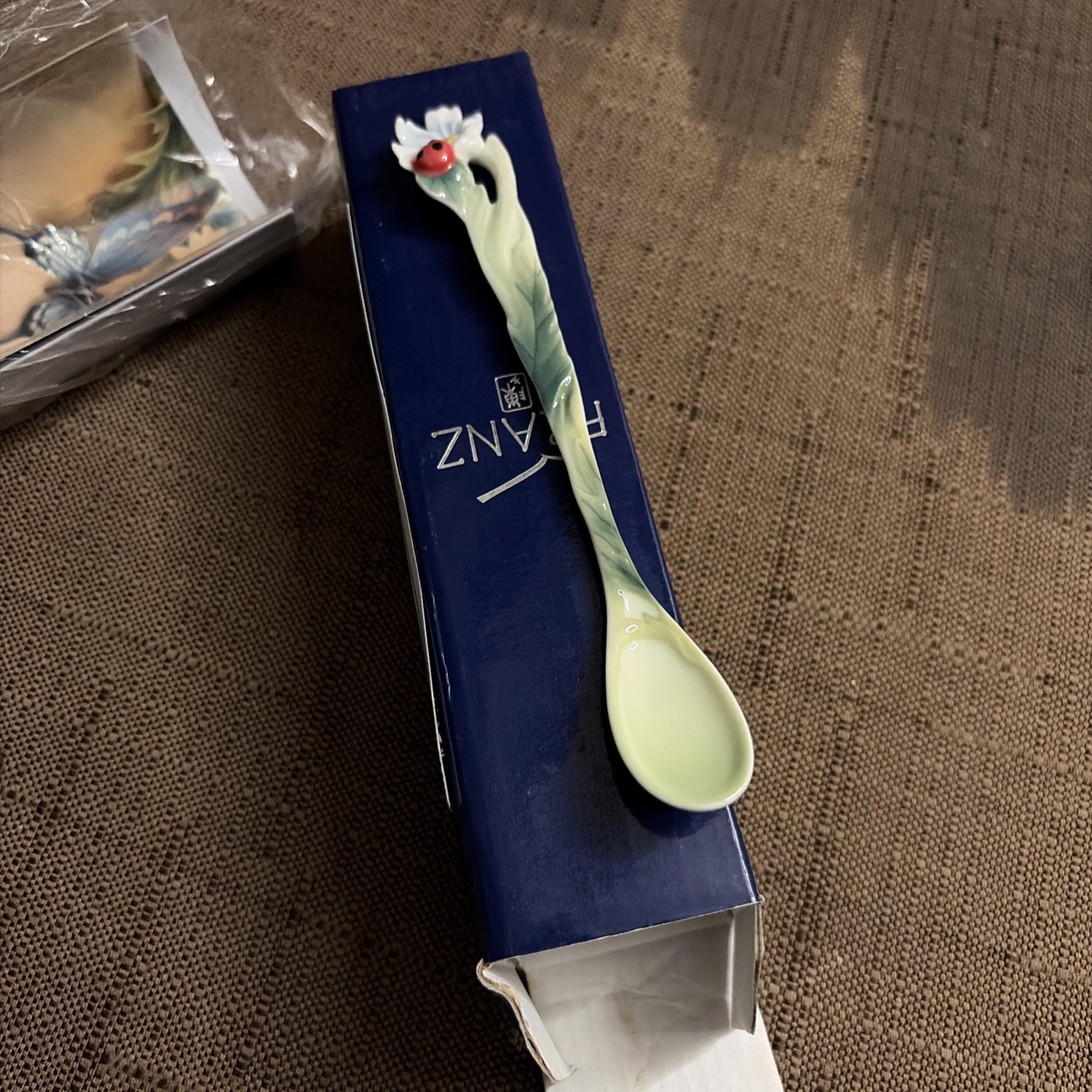 Franz Porcelain Ladybug Spoon FZ00139 Franz Porcelain Ladybug Spoon FZ00139